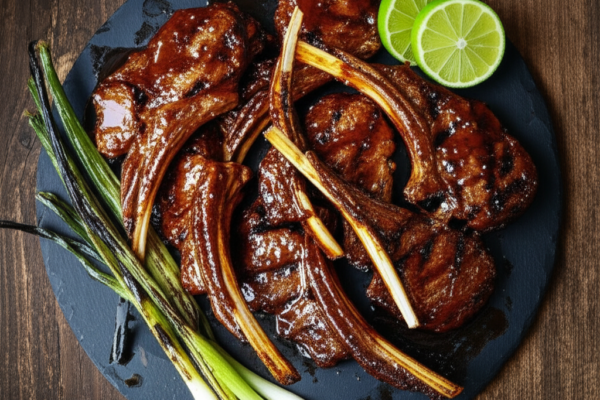 The Midnight Rodeo Maple-Chipotle Lamb Chops