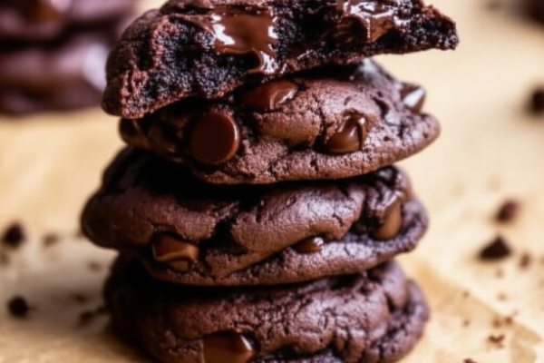Double Chocolate Chip Cookies