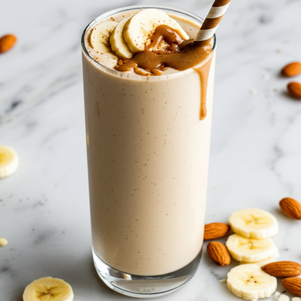 Creamy Banana Almond Smoothie