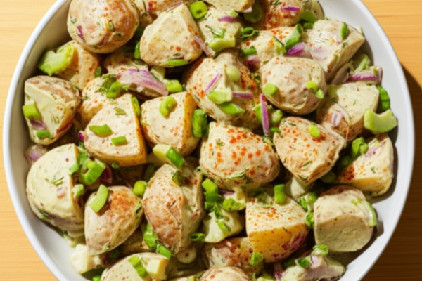 Creamy Cashew Summer Potato Salad (Allergen-Free)