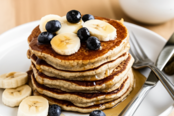 Easy Stovetop Banana Oat Pancakes (Gluten-Free)