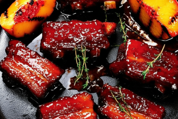 The Georgia Peach Pit Pork Belly Burnt Ends