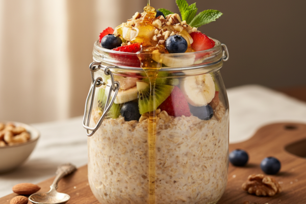 Golden Hour Overnight Oats