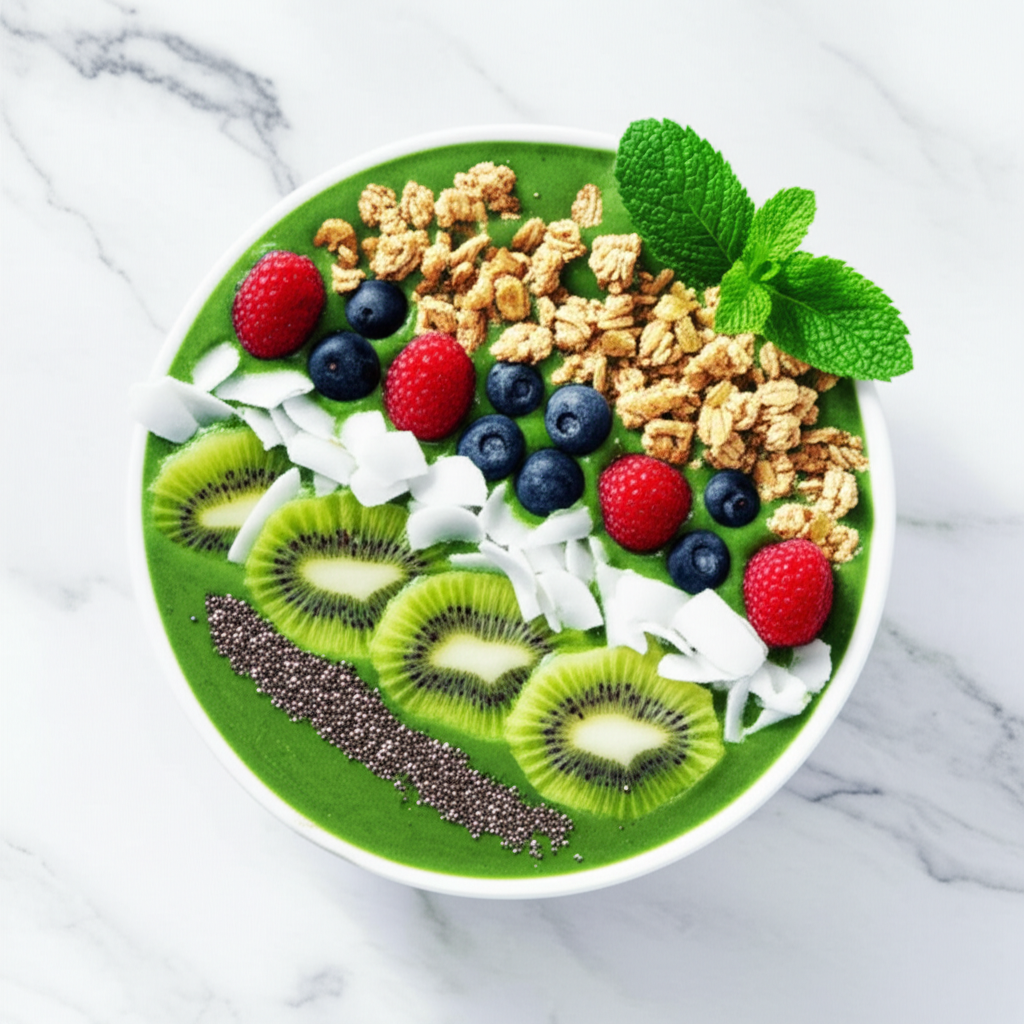 Green Detox Smoothie Bowl