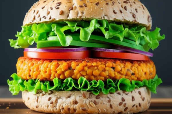 Crispy Red Lentil Burgers (Gluten Free & Vegan)