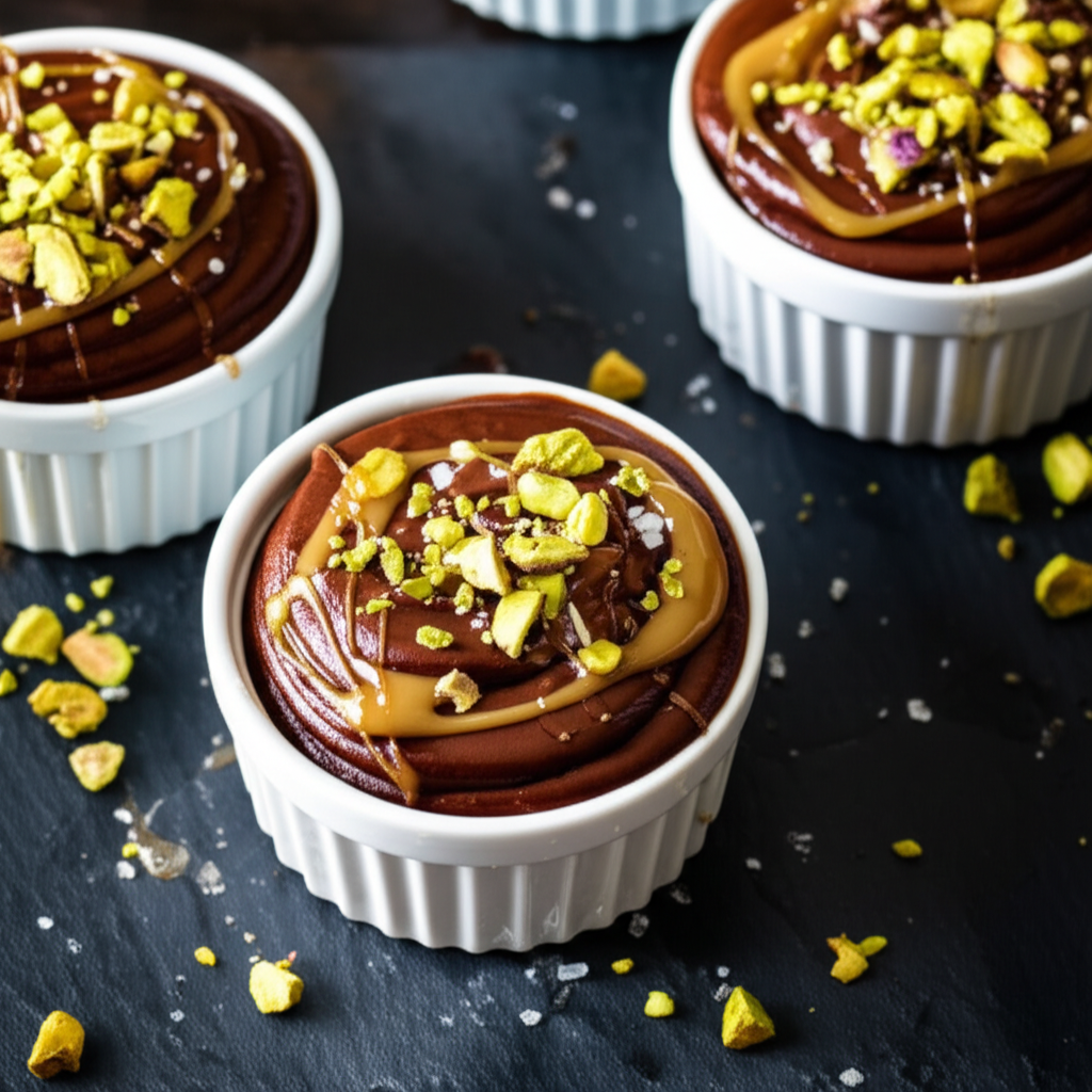 The Marrakech Moonlight Chocolate Tahini Pots