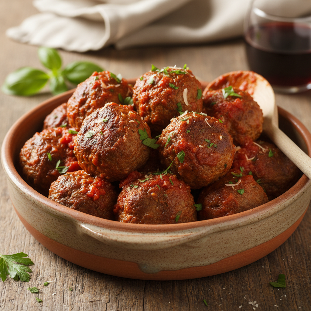 Nonna’s Secret Garden Meatballs