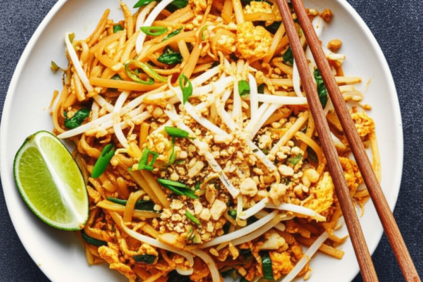 Quick Vegetarian Pad Thai (20 Minutes)