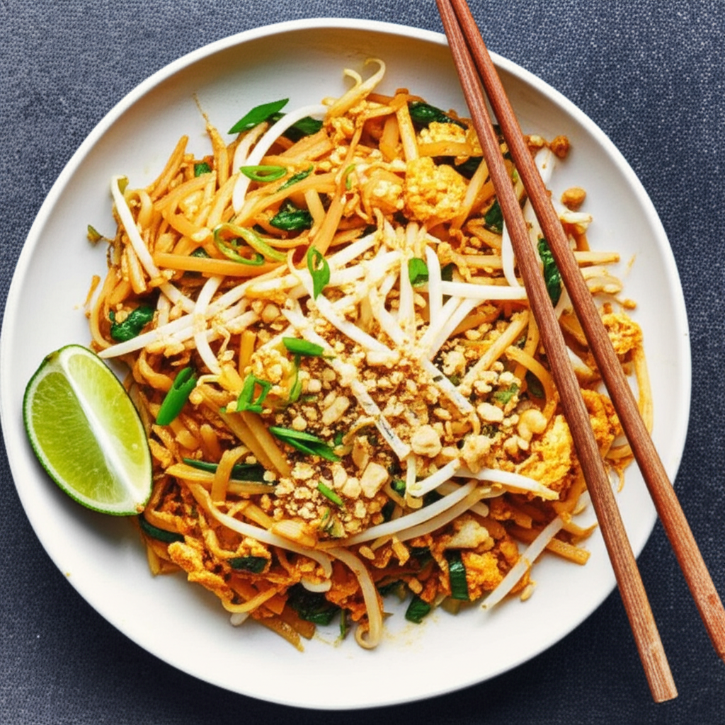 Quick Vegetarian Pad Thai (20 Minutes)