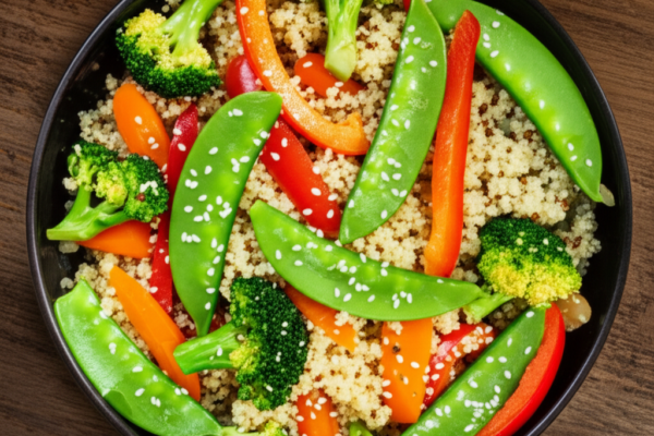 Quick Quinoa Veggie Stir Fry