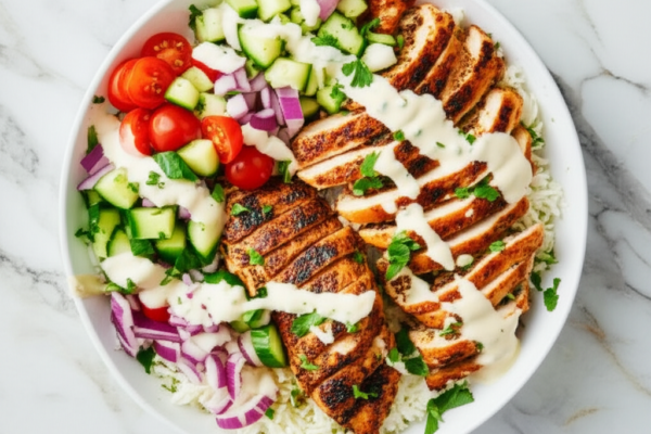 Easy Chicken Shawarma Bowl