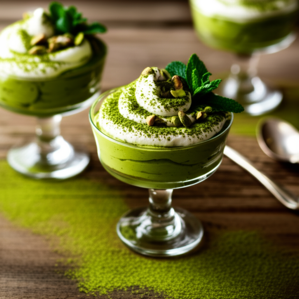 The Secret Garden Matcha Silk Mousse