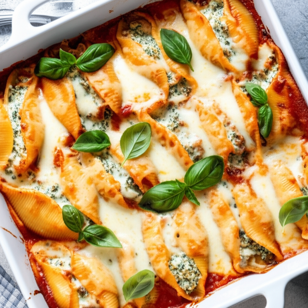 Spinach & Ricotta Stuffed Shells