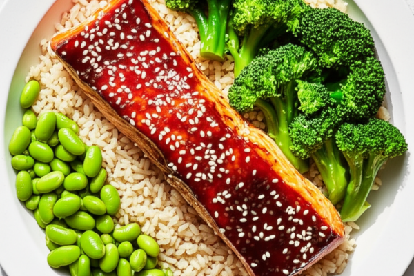 Teriyaki Salmon Rice Bowl