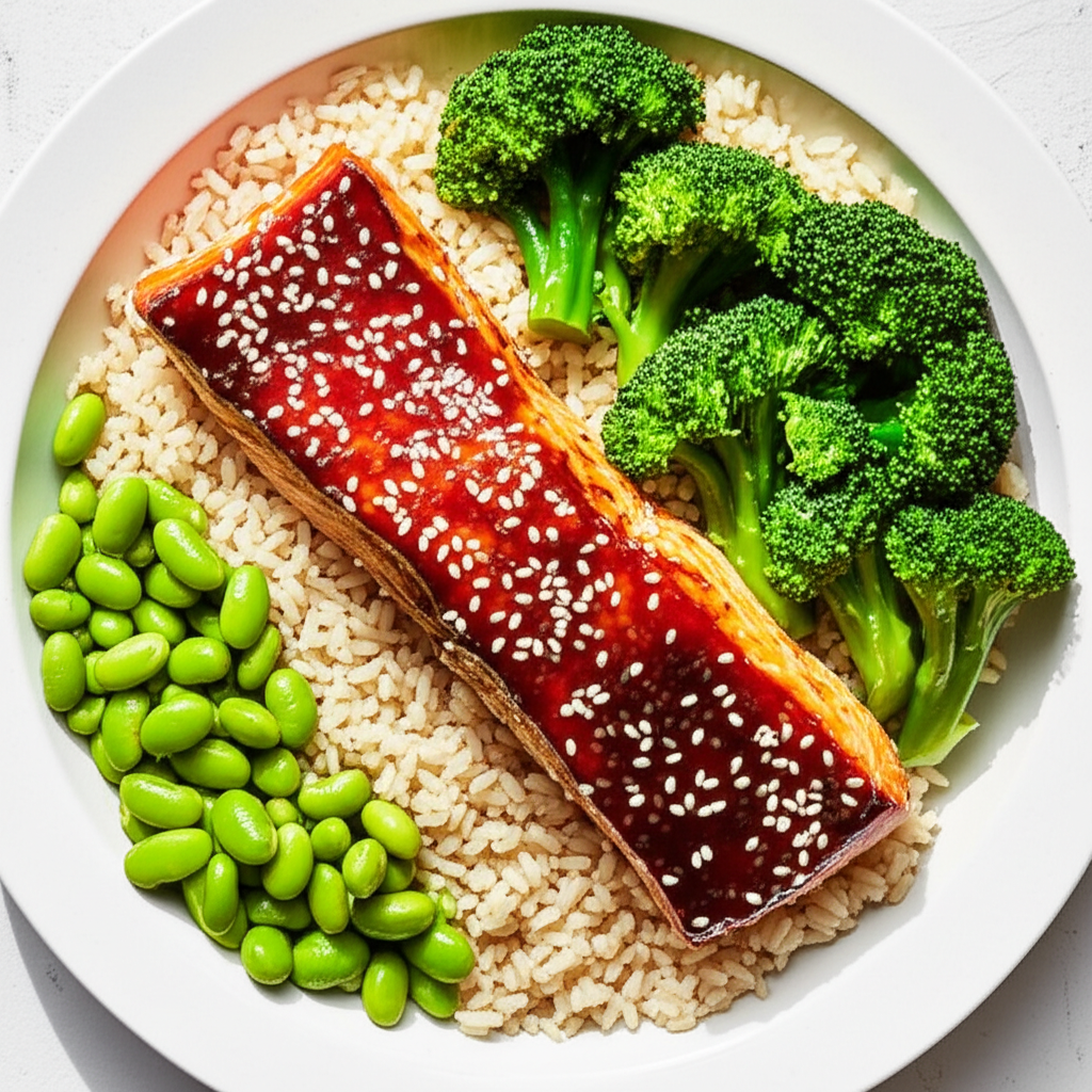 Teriyaki Salmon Rice Bowl