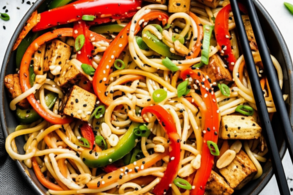 Thai Peanut Noodle Bowl