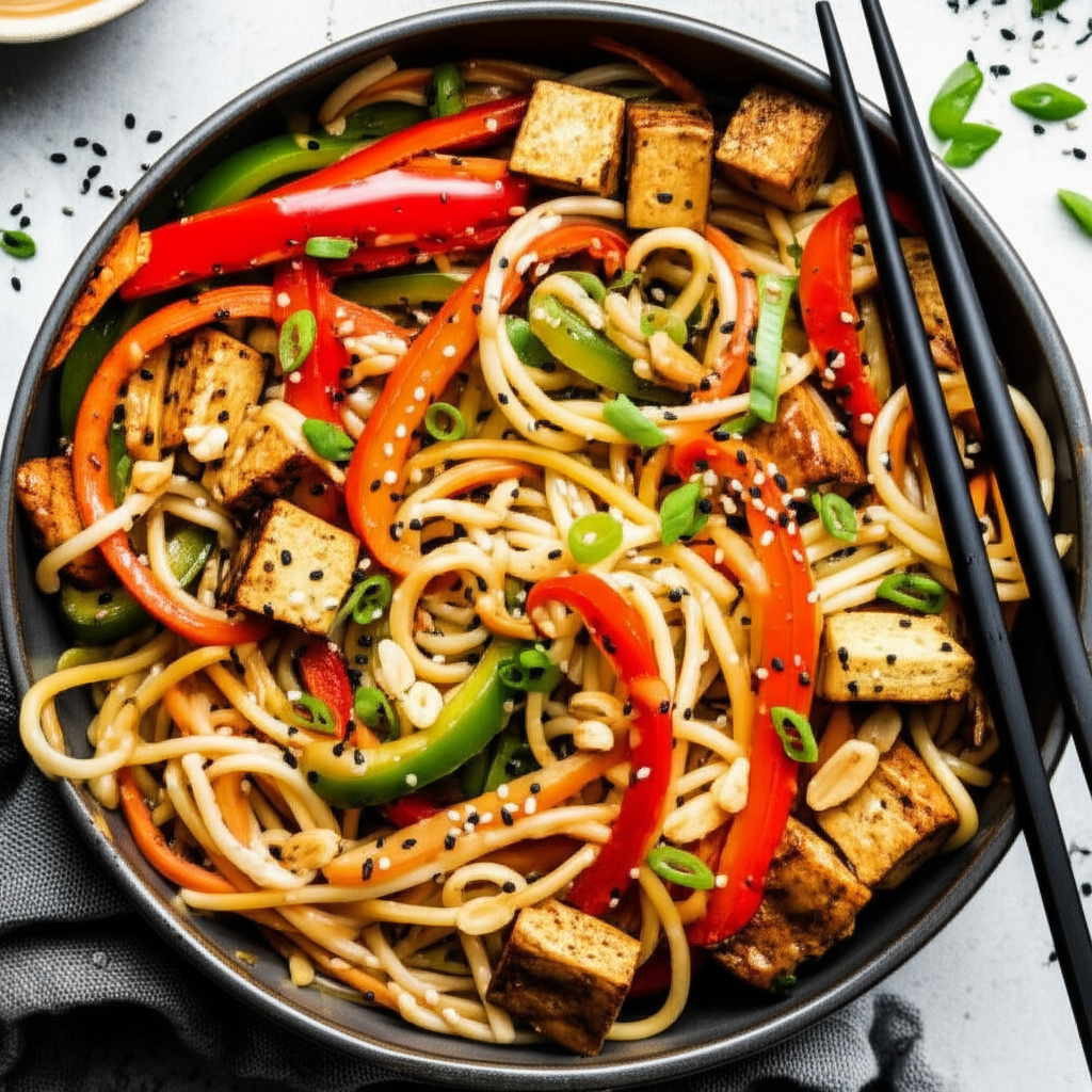 Thai Peanut Noodle Bowl