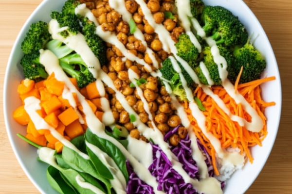 The Everything Bowl with Creamy Cashew Drizzle
