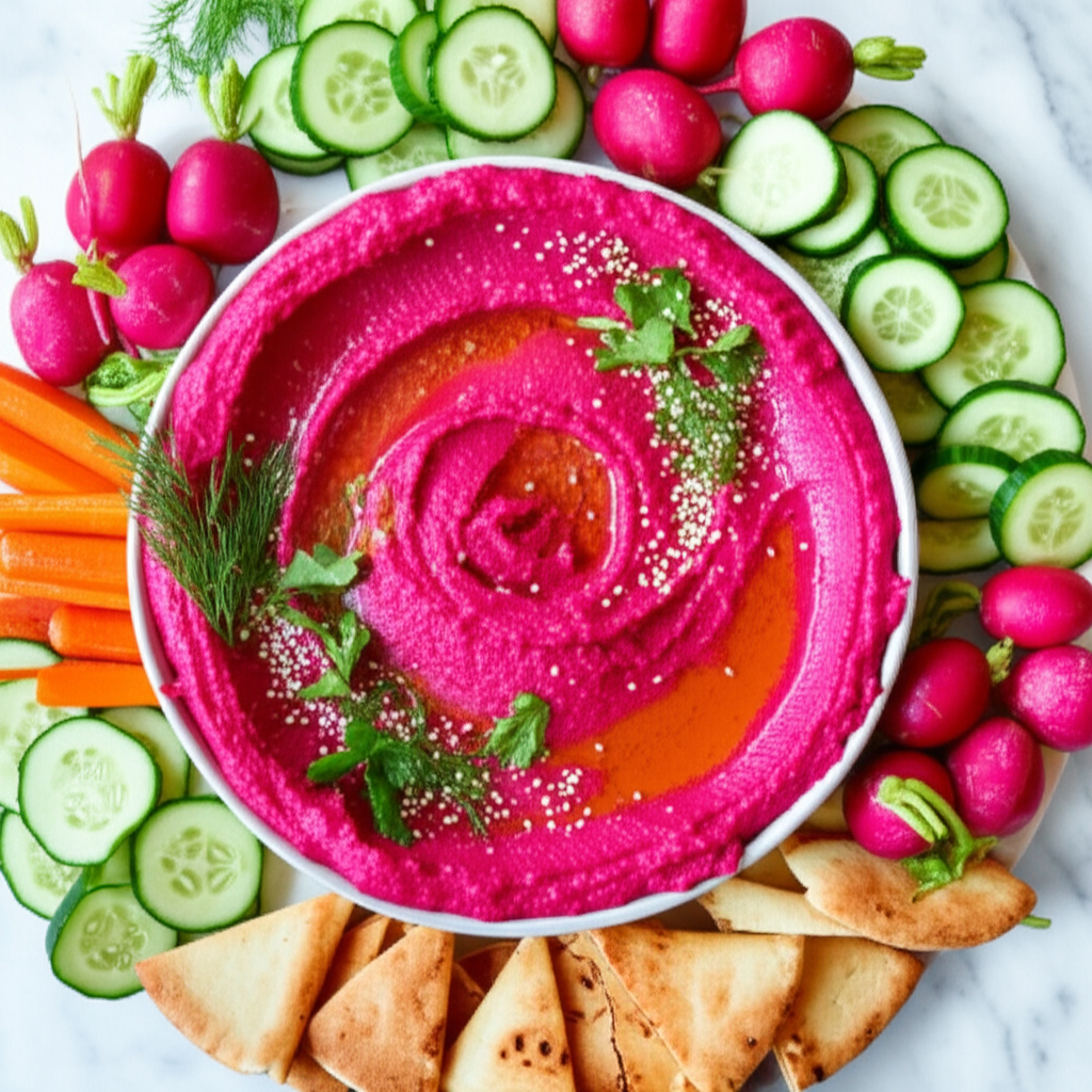 The Ruby Pharaoh Beet Hummus