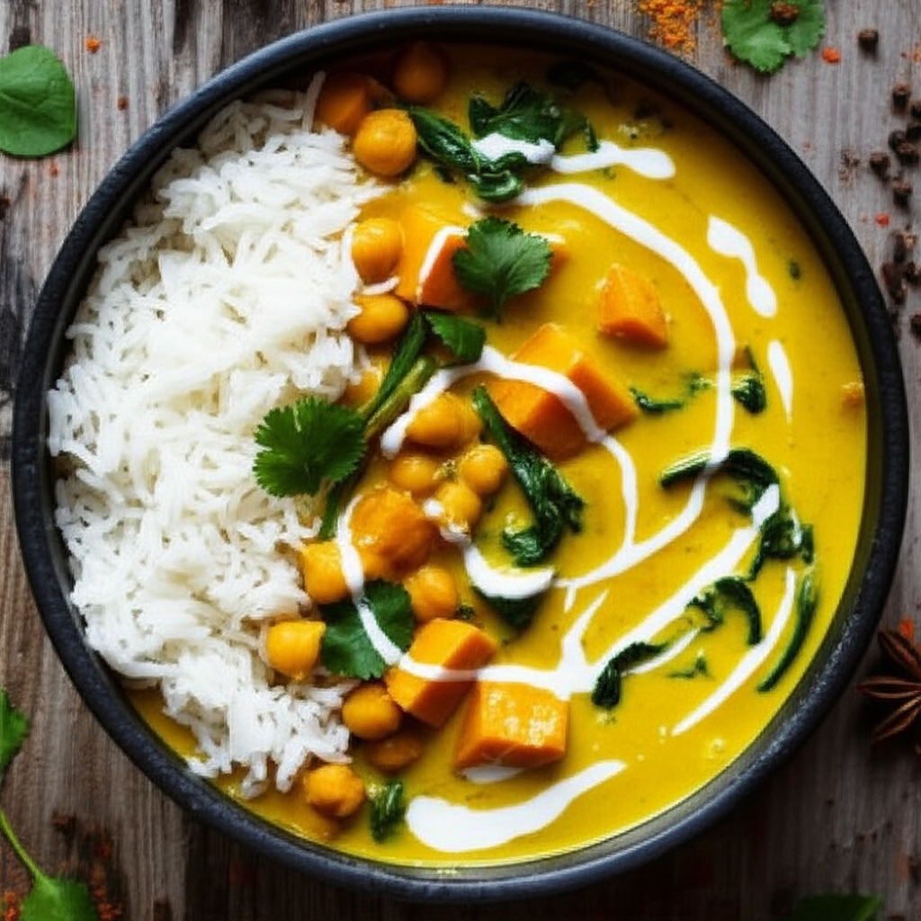 The Golden Temple Turmeric Coconut Curry