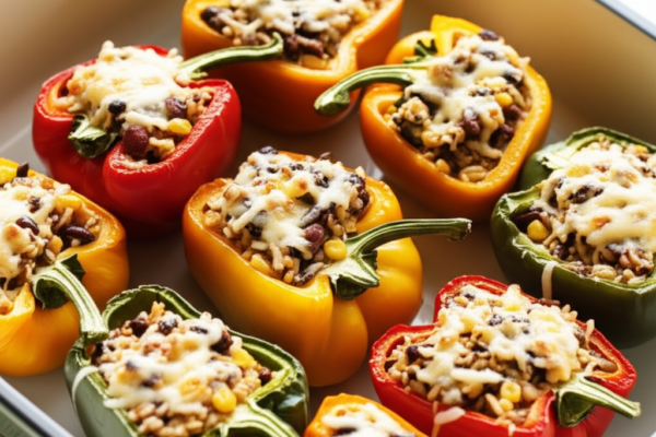 Vegetarian Stuffed Bell Peppers