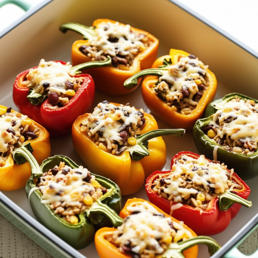 Vegetarian Stuffed Bell Peppers