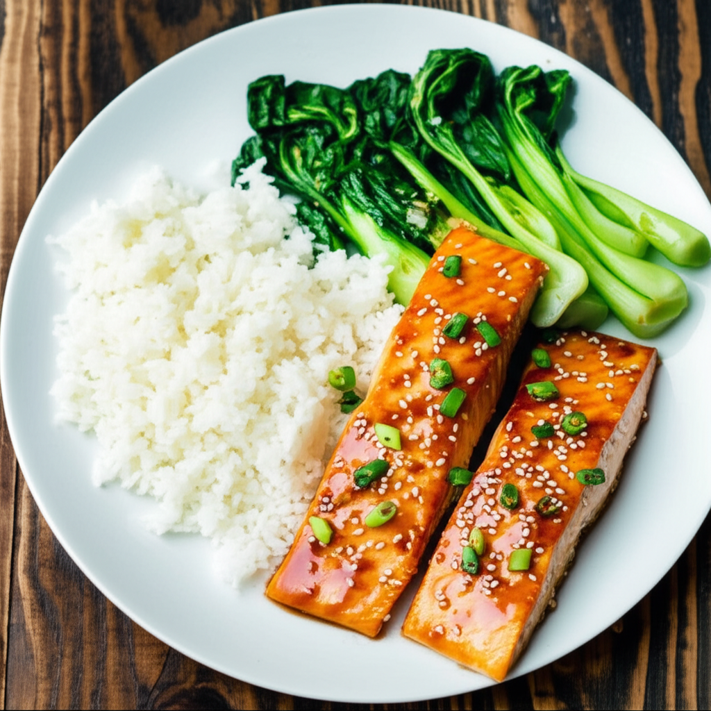 10-Minute Honey Sesame Salmon Skillet