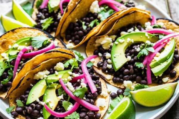 Easy Black Bean Tacos (15 Minutes)