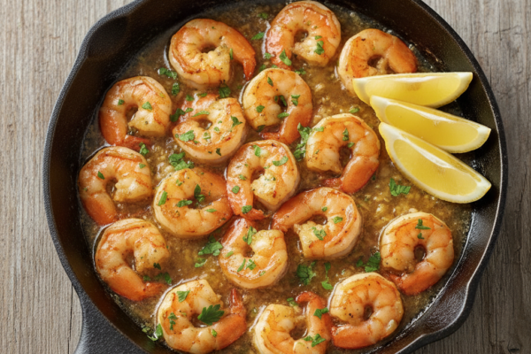 Easy Garlic Butter Shrimp Skillet (Ready in 15 Minutes)