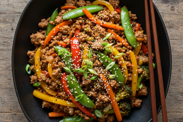 Easy Ground Turkey Stir-Fry
