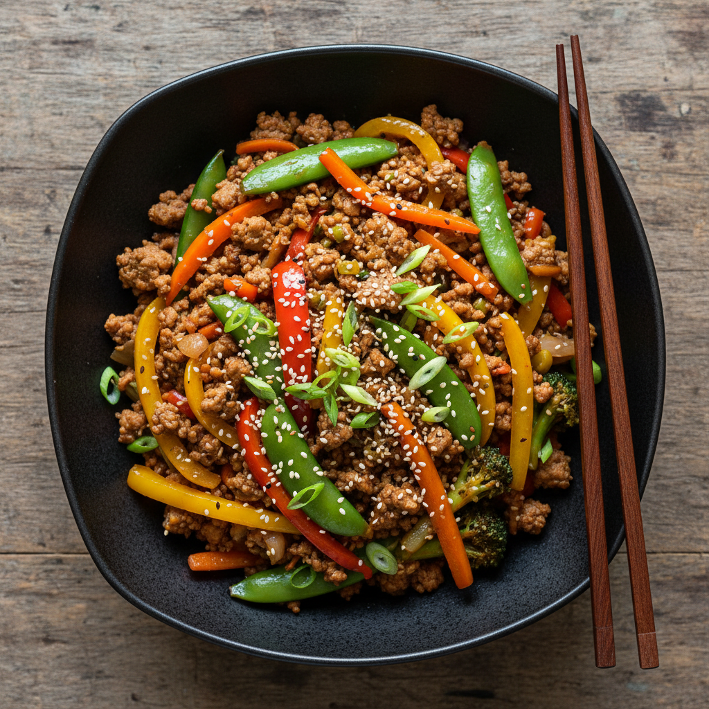 Easy Ground Turkey Stir-Fry