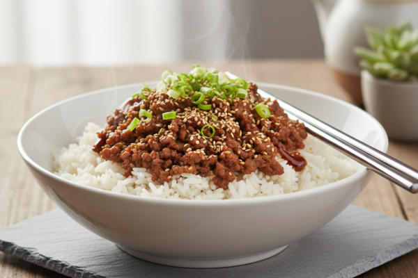 Easy Korean Beef Bowl