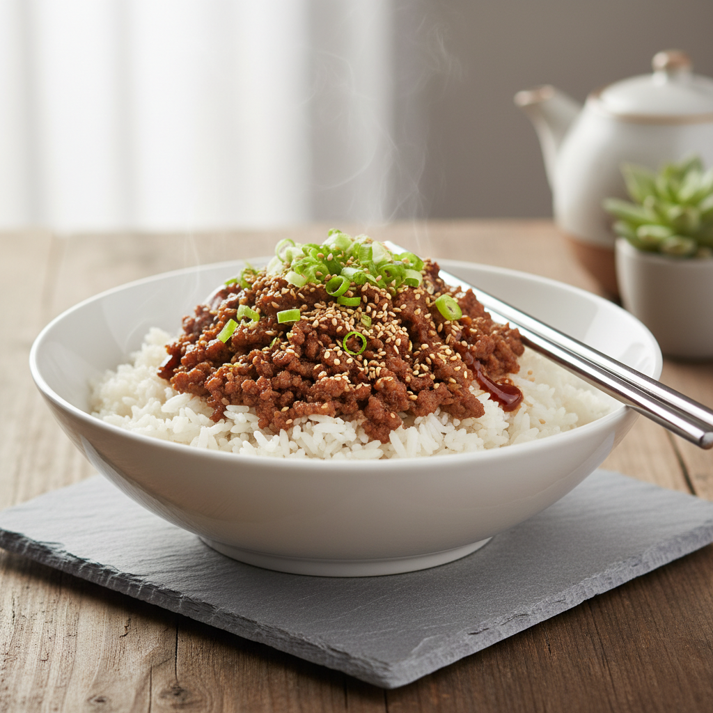 Easy Korean Beef Bowl