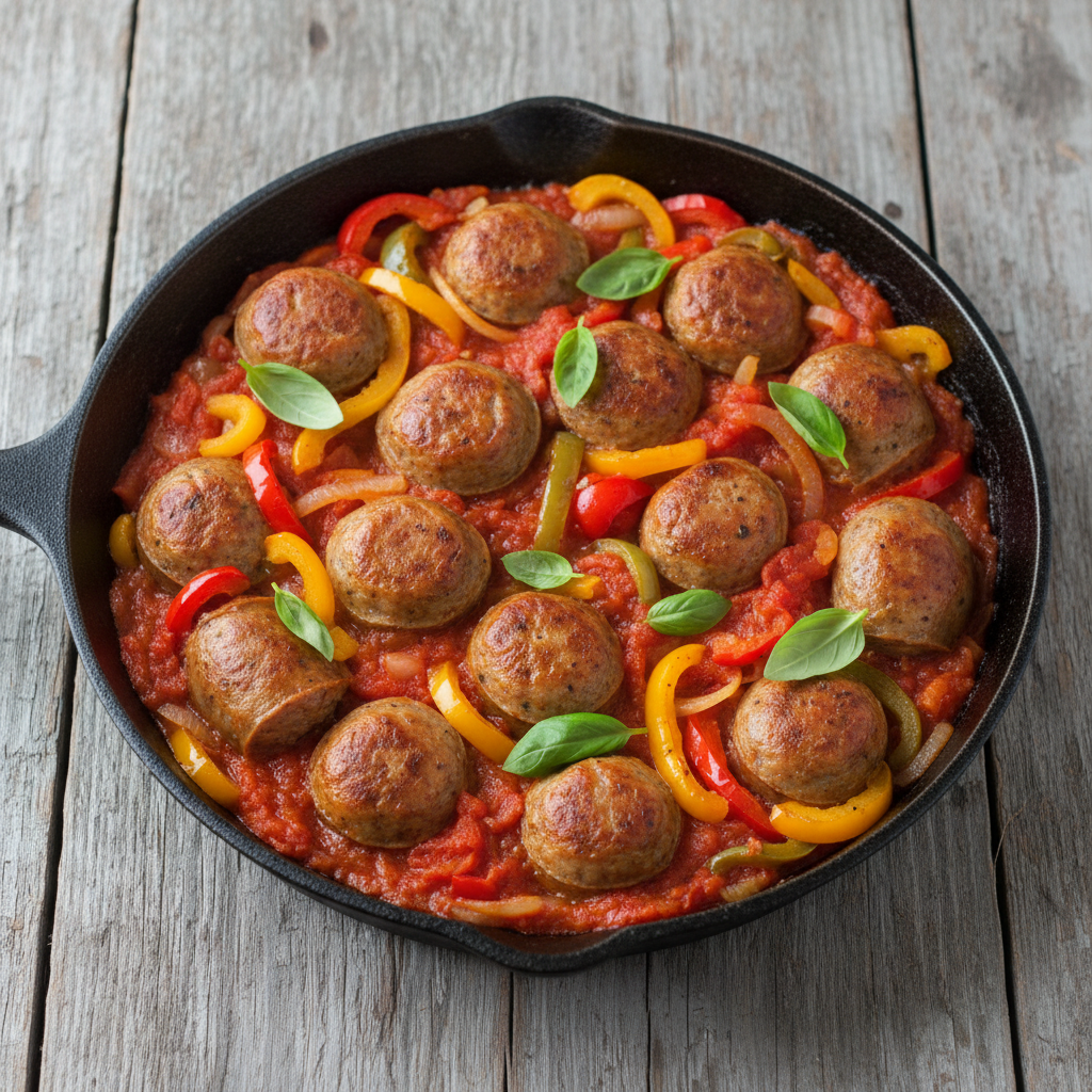 Easy One-Pan Italian Sausage and Peppers
