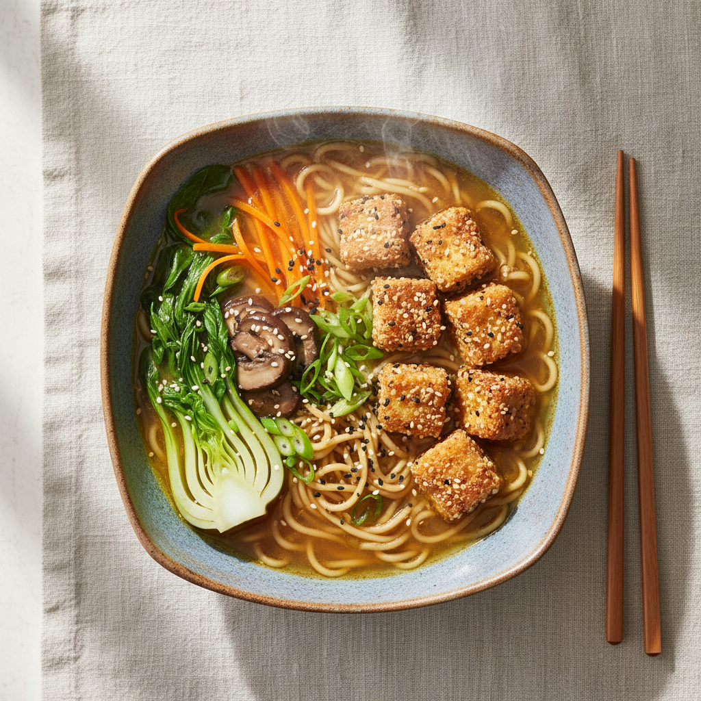 Easy Vegan Miso Ramen (Stovetop, 20-Minute)