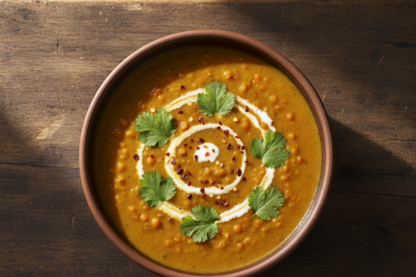 Easy Vegetarian Coconut Curry Lentil Soup
