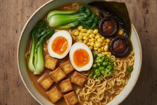Easy Vegetarian Miso Ramen