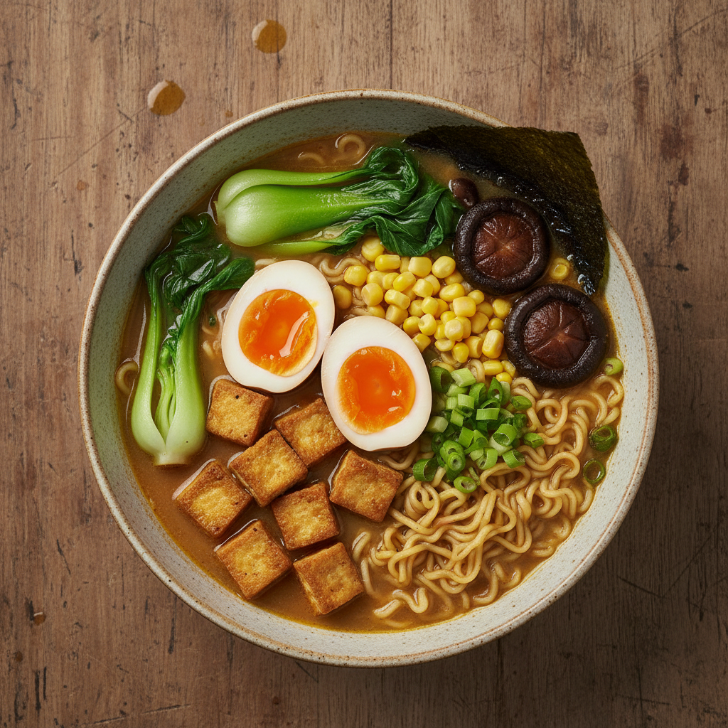 Easy Vegetarian Miso Ramen