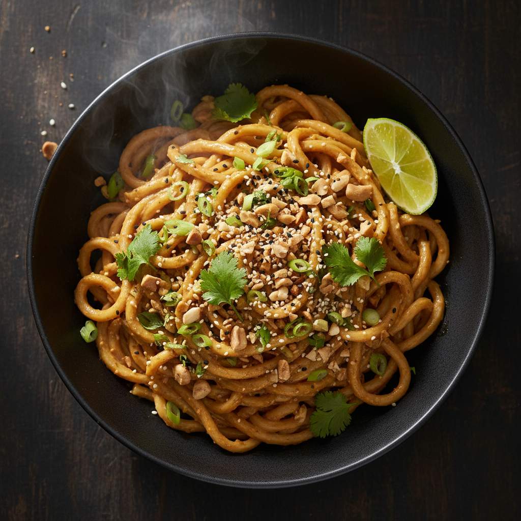 Easy Vegetarian Peanut Noodles (15-Minute Stovetop Recipe)