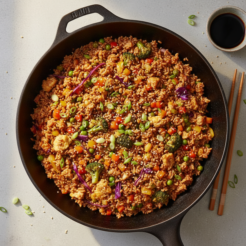 Gluten-Free Asian-Style Cauliflower Fried Rice