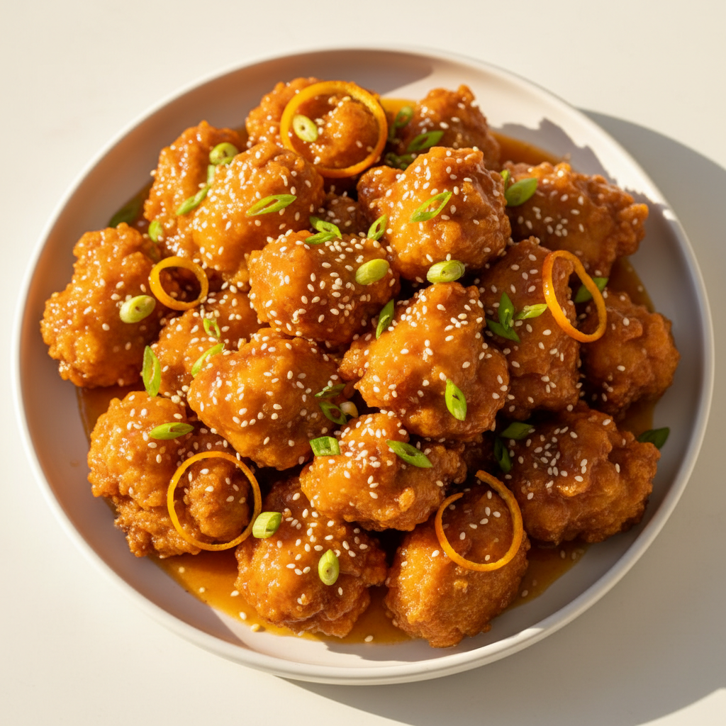 Gluten-Free Crispy Orange Chicken (Stovetop)