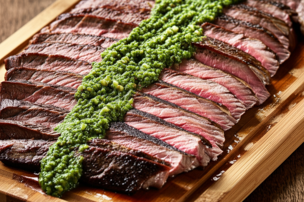 Grilled Chimichurri Flank Steak