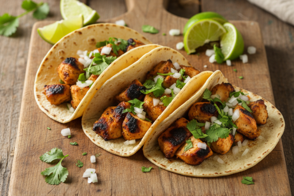 Grilled Cilantro Lime Chicken Tacos