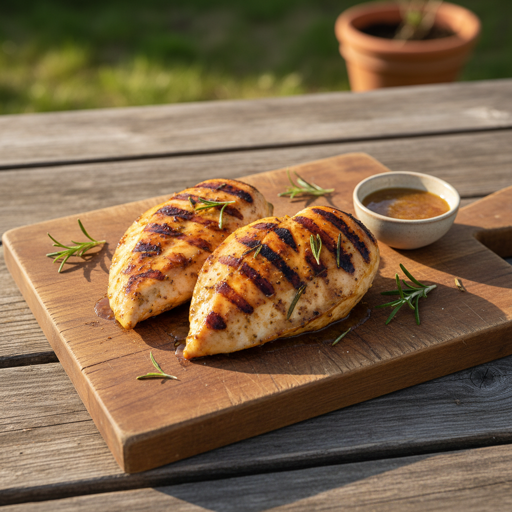 Easy Grilled Honey Mustard Chicken Breasts