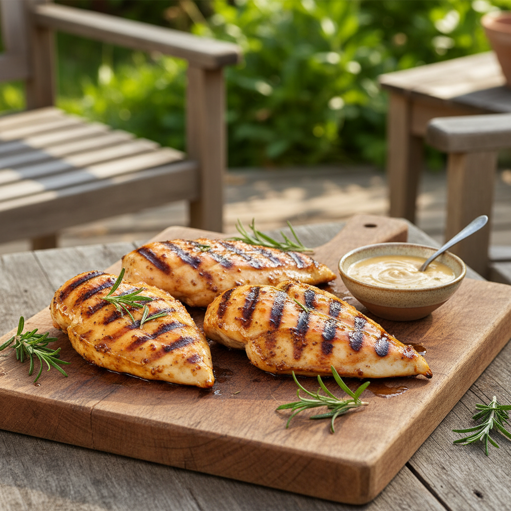 Easy Grilled Honey Mustard Chicken Breasts