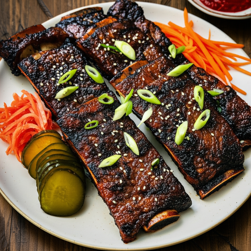 Grilled Korean BBQ Short Ribs