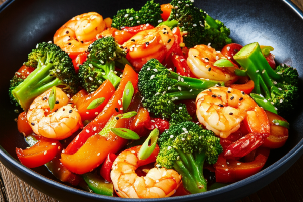 Easy Honey Garlic Shrimp Stir-Fry (20 Minutes)