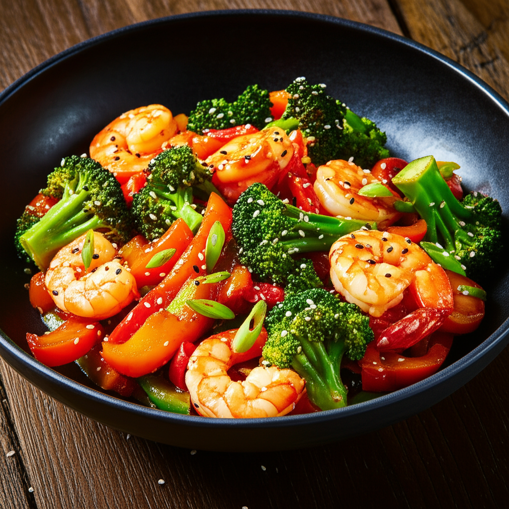 Easy Honey Garlic Shrimp Stir-Fry (20 Minutes)