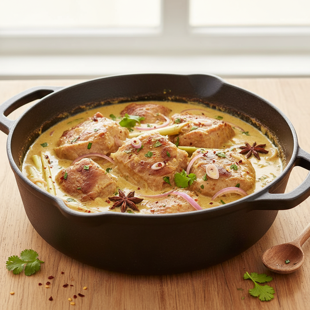 One-Pot Coconut Braised Pork Shoulder