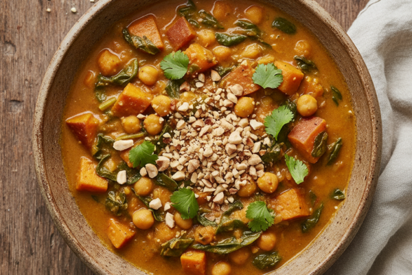 One-Pot Vegan West African Peanut Stew